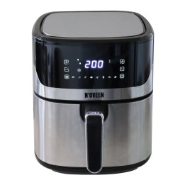 Friggitrice ad aria calda NOVEEN AF550 6.5 l 1600 W nero argento