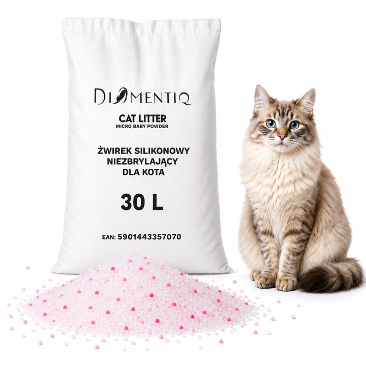 DIAMENTIQ Baby Powder - sabbia gatti - 30 l