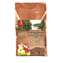 O'CANIS anatra premium con miglio, patate e barbabietola rossa - cibo secco per cani - 12kg