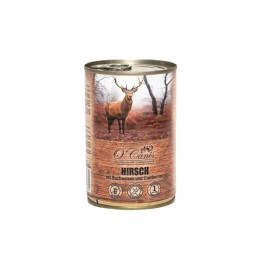 O'CANIS Cibo umido per cani in scatola - cervo con grano saraceno - 400 g