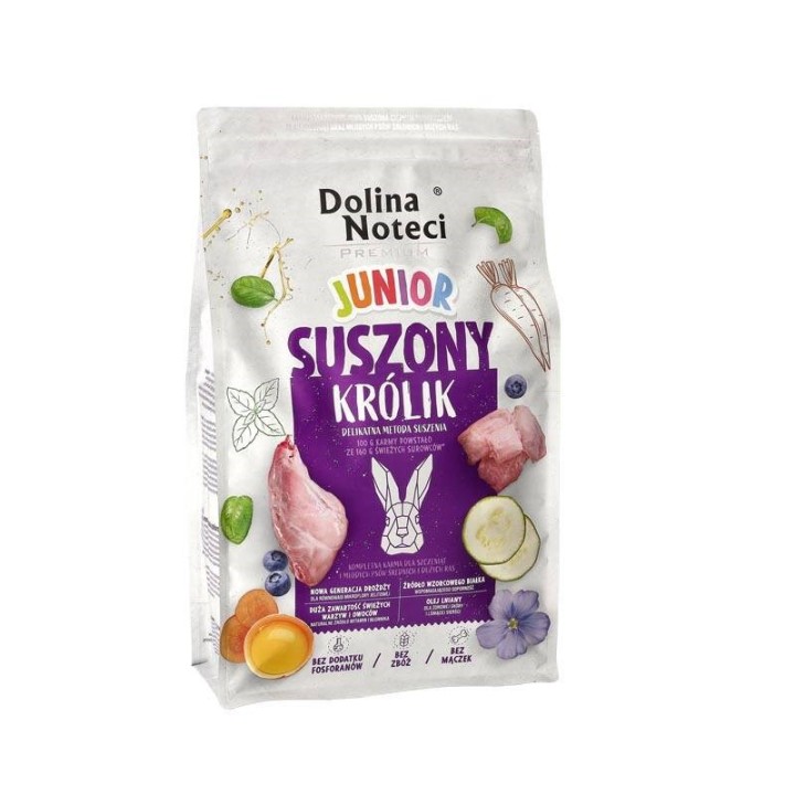 DOLINA NOTECI Premium Junior Coniglio - cibo secco per cani - 4 kg