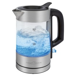 ProfiCook PC-WKS 1229 G bollitore elettrico 1 L 1600 W Acciaio inox Trasparente