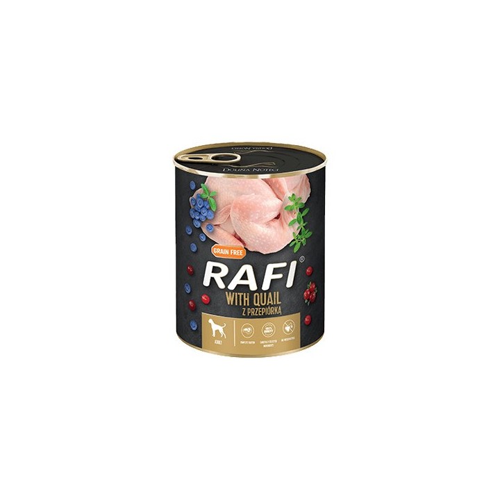 DOLINA NOTECI Rafi con quaglia - cibo umido per cani - 800g