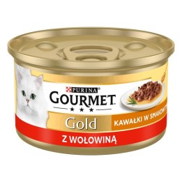 GOURMET Gold Sauce Delight Manzo - cibo umido per gatti - 85 g