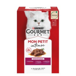 GOURMET Mon Petit Meat Mix - cibo umido per gatti - 6 x 50 g