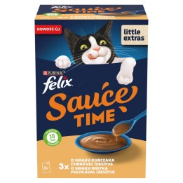 PURINA Felix Sauce Time - cibo umido per gatti - 6x40g
