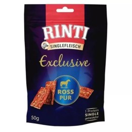 RINTI Singlefleisch Exclusive Cavallo - snack per cani - 50g