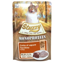 STUZZY Monoprotein Tacchino - cibo umido per gatti - 85 g