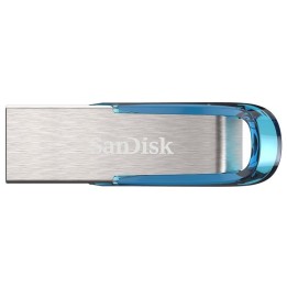 SanDisk Ultra Flair USB chiavetta flash 128 GB USB Type-A 3.2 Gen 1 (3.1 Gen 1) blu argento