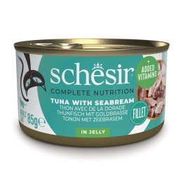 SCHESIR in gelatina Tonno con orata - cibo umido per gatti - 85 g