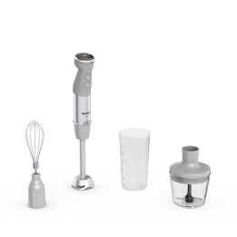 Tefal Quickchef+ HB673B30 frullatore Frullatore a immersione 1000 W Grigio Acciaio inossidabile