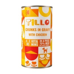 TILLO bocconi in sugo pollo - cibo umido per cani - 1250g