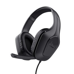 Trust GXT 415 Zirox cuffie con filo archetto gaming nero