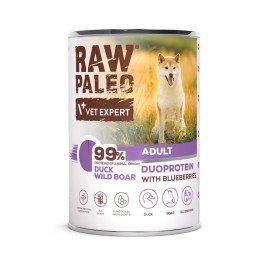 VETEXPERT Raw Paleo Duoprotein Anatra & Cinghiale Adult - cibo umido per cani - 400g