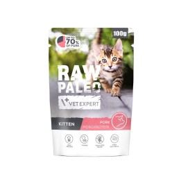 VETEXPERT Raw Paleo Kitten Maiale - cibo umido per gatti - 100g