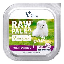 VETEXPERT Raw Paleo Pâte Mini Puppy Agnello - cibo umido per cani - 150g