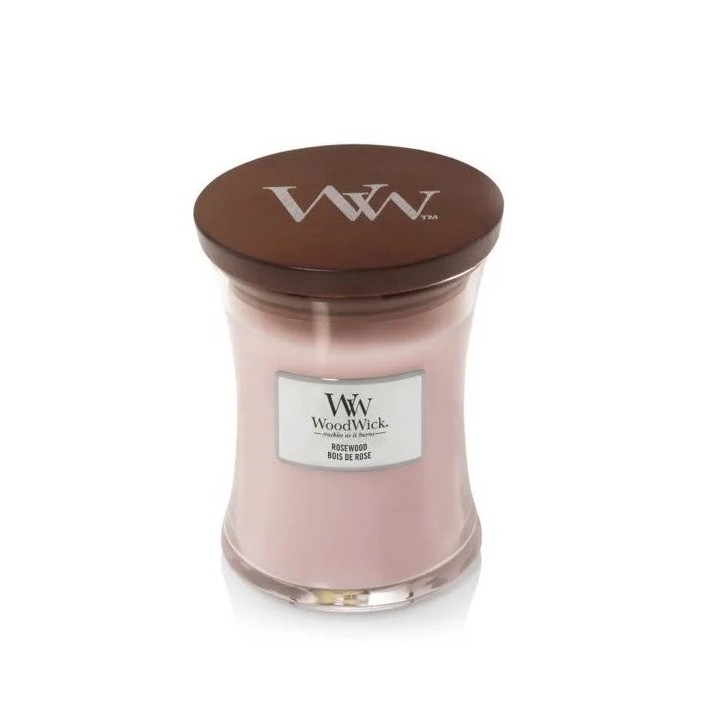 Candela profumata piccola WOODWICK Rosewood 1 pezzo