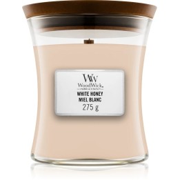 Candela profumata media WOODWICK miele bianco 275 g 1 pezzo