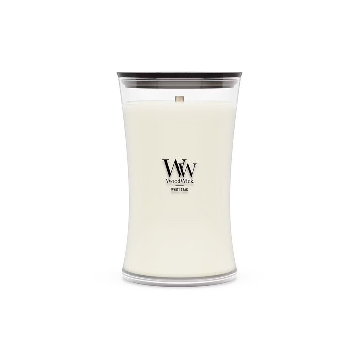 Candela profumata grande WOODWICK white teak 609.5 g 1 pezzo