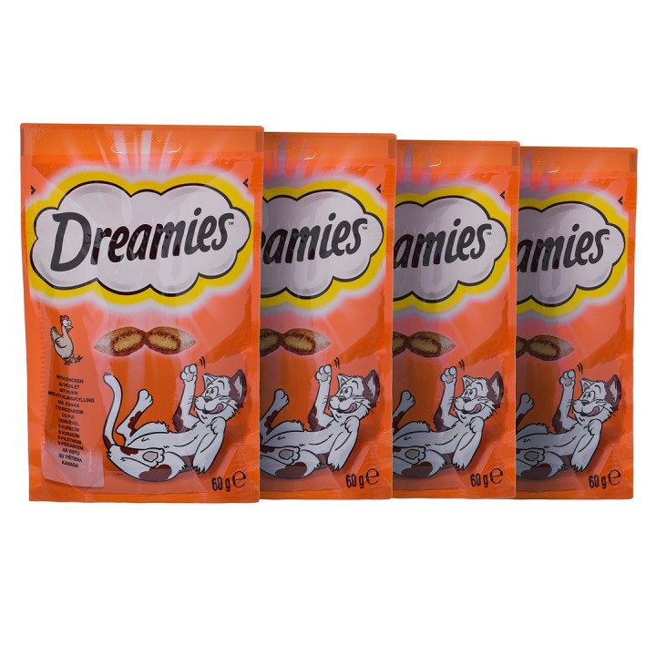 DREAMIES Scatola snack assortita - snack per gatti - 12x60 g