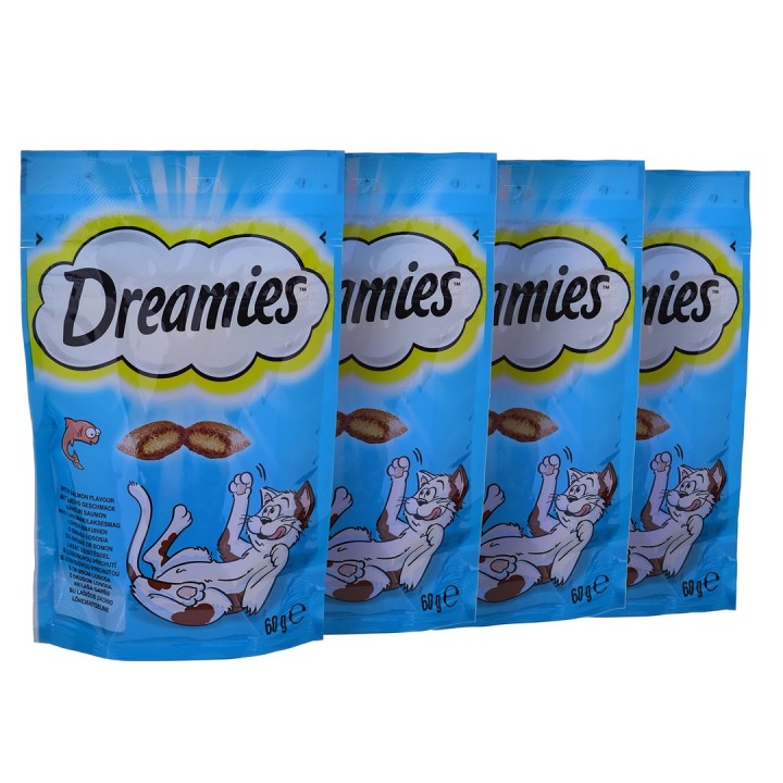 DREAMIES Scatola snack assortita - snack per gatti - 12x60 g
