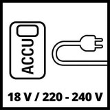 Einhell 4020460 Compressore d'aria 21 l/min 90 W AC/Battery