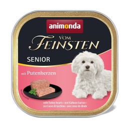 ANIMONDA Vom Feinsten Senior Cuori di tacchino - cibo umido per cani - 150 g