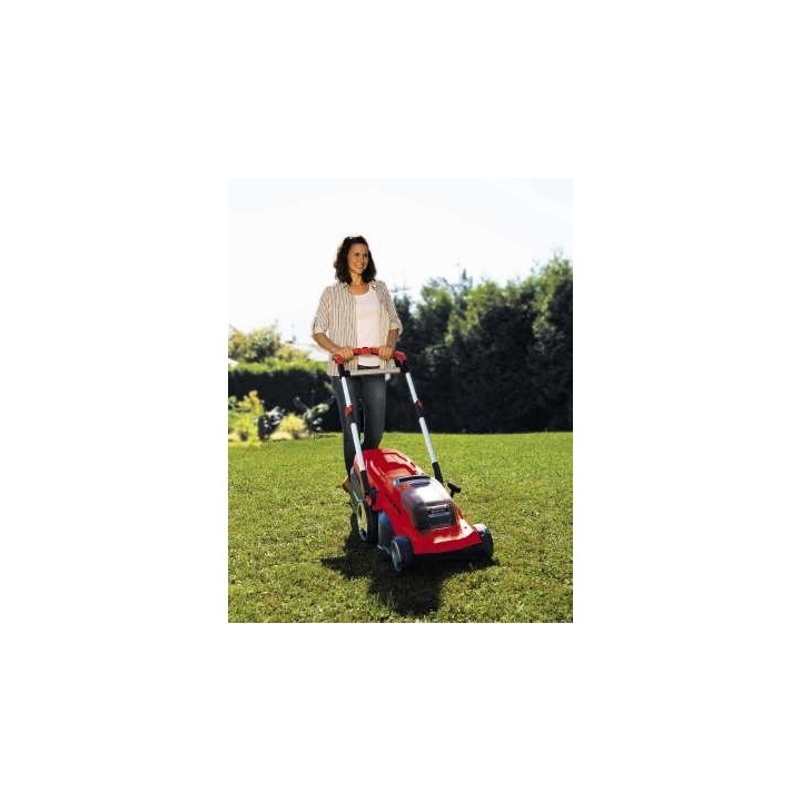 Einhell RASARRO Push Tagliaerba a batteria Nero Rosso