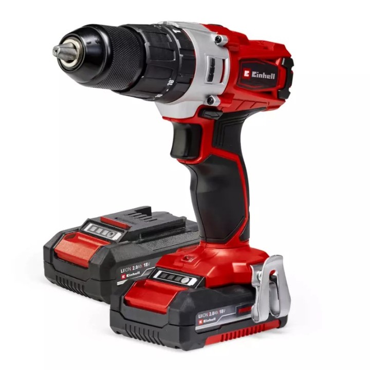 Einhell TE-CD 18/2 18750 RPM Keyless 1.45 kg Nero Rosso