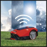 Einhell Tagliaerba robotico Freelexo Smart 750 Batteria Nero Rosso Argento