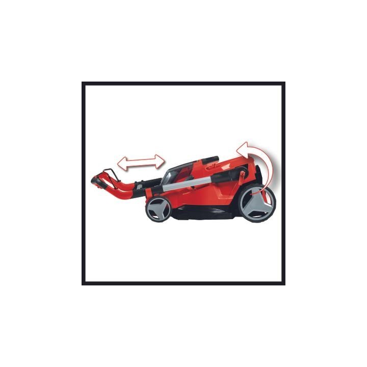 Einhell RASARRO 36/42 (2x5 2Ah) Tagliaerba manuale Batteria Nero Rosso