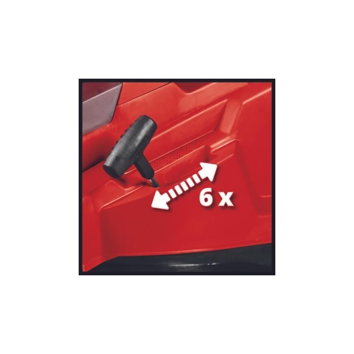 Einhell RASARRO 36/42 (2x5 2Ah) Tagliaerba manuale Batteria Nero Rosso