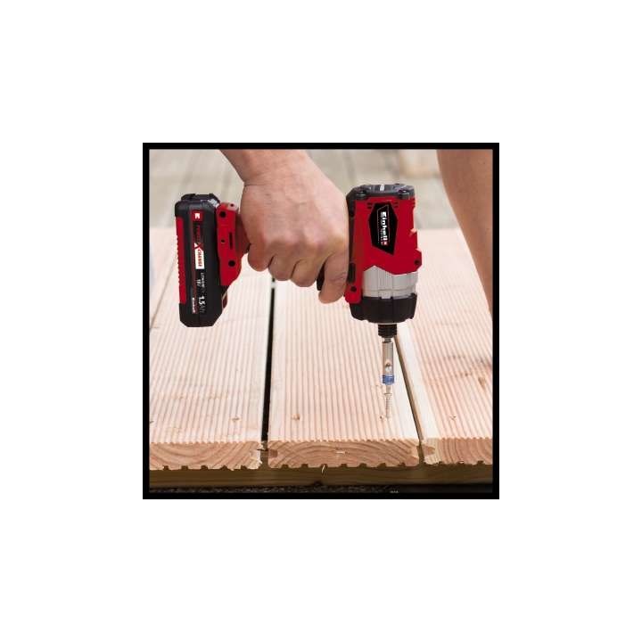 Einhell TE-CI 18/1 Avvitatore ad impatto Li-solo Nero Grigio Rosso