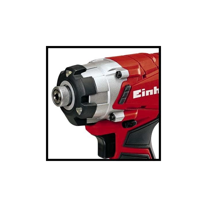Einhell TE-CI 18/1 Avvitatore ad impatto Li-solo Nero Grigio Rosso