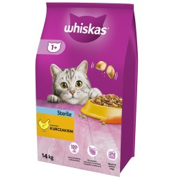 ?Whiskas STERILE cibo secco per gatti Adult pollo 14 kg