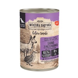 WIEJSKA ZAGRODA Forest Flavours Capriolo con quaglia - cibo umido per cani - 400g