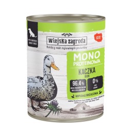 WIEJSKA ZAGRODA Mono Anatra - cibo umido per cani - 800g