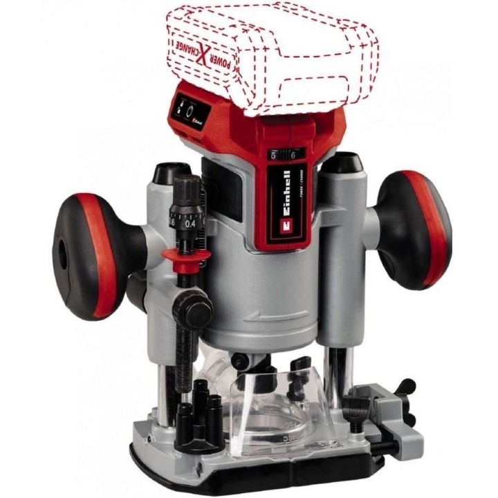 Einhell TP-RO 18 Set Li BL Nero Rosso Argento 30000 RPM