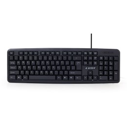 Gembird KB-U-103 tastiera USB US inglese nero