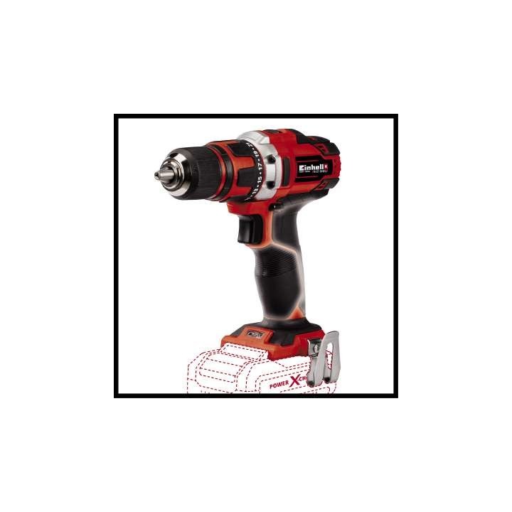 Einhell TE-CD 18/40 Trapano a batteria Li-Solo 1500 RPM Nero Rosso 1.1 kg