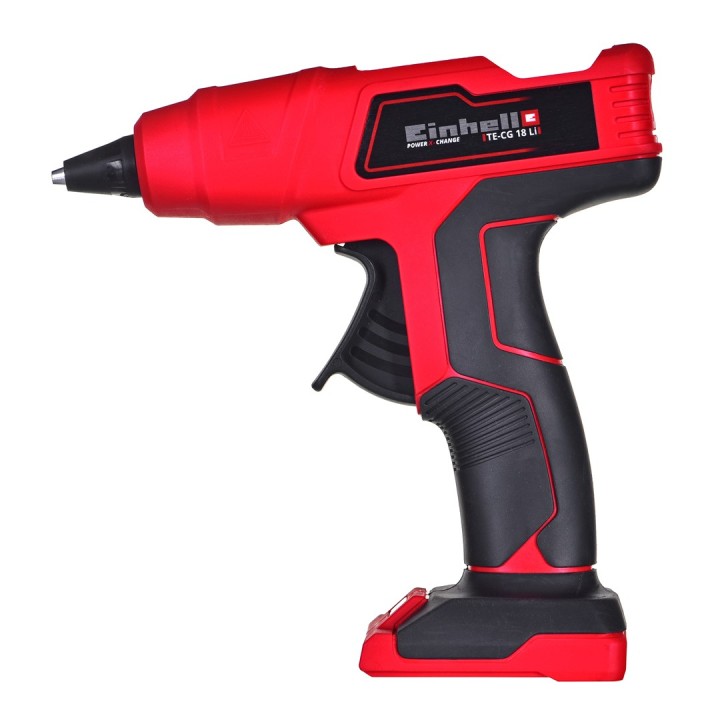 Pistola a caldo TE-CG 18 Li-Solo AKU EINHELL Nero Rosso