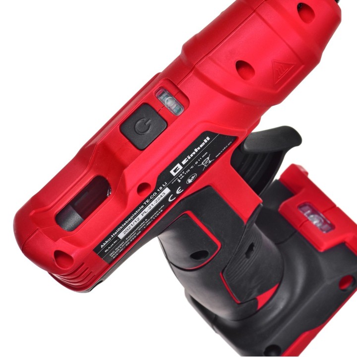 Pistola a caldo TE-CG 18 Li-Solo AKU EINHELL Nero Rosso