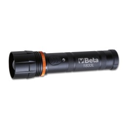 Beta 1833 L Torcia LED ad alta luminosità in robusto alluminio anodizzato, fino a 1100 Lumen 018330004