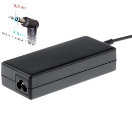 Akyga alimentatore per notebook AK-ND-26 19.5V/4.62A 90W 4.5x3.0 mm + pin HP alimentatore/invertitore da interno nero