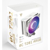 MODECOM Volcano 0C T201 ARGB Raffreddamento ad aria processore 12 cm bianco