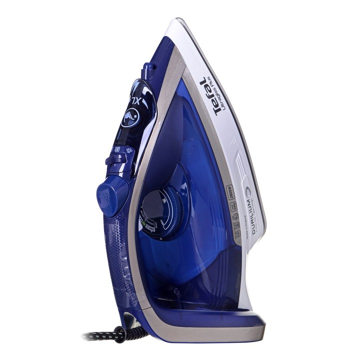 Tefal Ultimate Pure FV6812E0 Ferro da stiro a vapore 2800 W blu argento