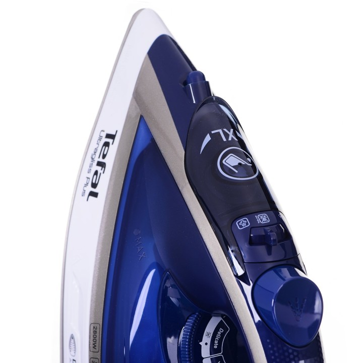 Tefal Ultimate Pure FV6812E0 Ferro da stiro a vapore 2800 W blu argento