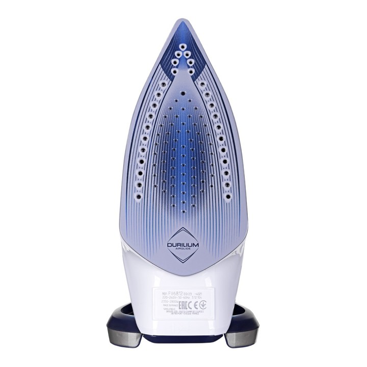 Tefal Ultimate Pure FV6812E0 Ferro da stiro a vapore 2800 W blu argento