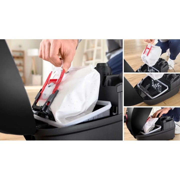 Bosch Serie 4 BGB41POW1 850 W aspirapolvere con sacco nero