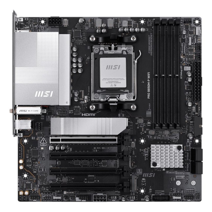 MSI PRO B850M-P WIFI scheda madre AMD B850 Socket AM5 micro ATX